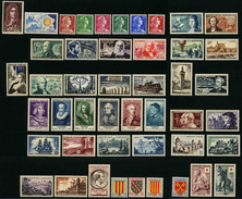 FRANCE - ANNEE COMPLETE 1955 - YT 1008 à 1049 ** - 46 TIMBRES NEUFS ** - 1950-1959