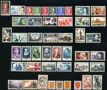 FRANCE - ANNEE COMPLETE 1955 - YT 1008 à 1049 ** - 46 TIMBRES NEUFS ** - 1950-1959