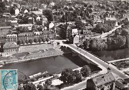 57-SARREGUEMINES- VUE  AERIENNE SUR LE NOUVEAU PONT ET LA SARRE - Sarreguemines