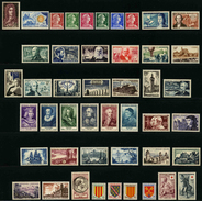 FRANCE - ANNEE COMPLETE 1955 - YT 1008 à 1049 ** - 46 TIMBRES NEUFS ** - 1950-1959