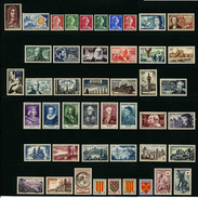 FRANCE - ANNEE COMPLETE 1955 - YT 1008 à 1049 ** - 46 TIMBRES NEUFS ** - 1950-1959