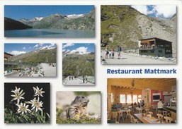 RESTAURANT MATTMARK SAAS-ALMAGELL    POSTAUTO AUTOBUS   BUS  CAR POSTAL - Saas-Almagell