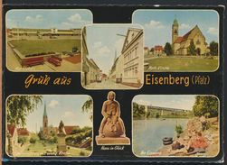 °°° 5135 - GERMANY - GRUSS AUS EISENBERG - 1962 With Stamps °°° - Eisenberg