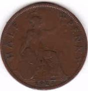 Great Britain - 1/2 Penny 1927 - C. 1/2 Penny