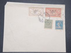 FRANCE / CILICIE - Oblitération De Adana Sur Enveloppe En 1920, Affranchissement Semeuses Et Mersons Surchargés - L 9772 - Briefe U. Dokumente