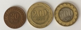 Arménie - 20 Dram 2003 - 200 Dram 2003 - 500 Dram 2003 - Armenia