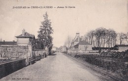 Carte 1930 ST GERVAIS LES TROIS CLOCHERS / AVENUE ST MARTIN - Saint Gervais Les Trois Clochers