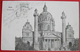 Austria - Wien, Karlskirche 1908 - Churches
