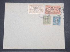 FRANCE / CILICIE - Oblitération De Adana Sur Enveloppe En 1920, Affranchissement Semeuses Et Mersons Surchargés - L 9774 - Storia Postale