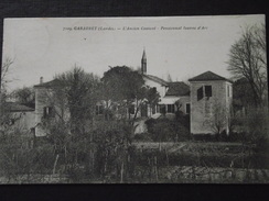 GABARRET (Landes) - L'ANCIEN COUVENT - PENSIONNAT JEANNE D'ARC - Voyagée Le 25 Août 1924 - Gabarret
