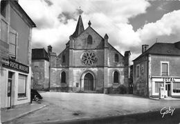 89-COURSON-LES-CARRIERES- L'EGLISE ( VOIR POMPE A ESSENCE ) - Courson-les-Carrières