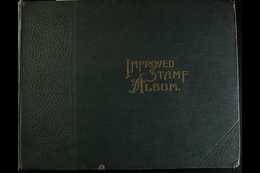 5052 AN OLD STANLEY GIBBONS "IMPROVED" STAMP ALBUM 19th Edition, Circa 1919, In Very Good Condition, And Containing An 1 - Other & Unclassified