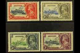 5219 1935 Silver Jubilee Set Perforated "Specimen", SG 31s/34s, Fine Mint, 1s Unused. (4 Stamps) For More Images, Please - Ascension