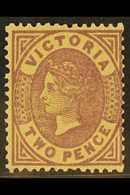 5265 VICTORIA 1878 Dull Violet-mauve On Brown Emergency Printing, SG 200, Mint, Toned Gum As Often, Scarce. For More Ima - Other & Unclassified