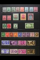 5450 1933-1948 MINT COLLECTION Presented On A Stock Page. Includes 1933-37 KGV Opt'd Range With Most Values To 1r, 2r & - Bahrain (...-1965)