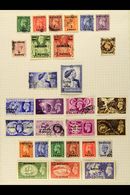 5452 1934-1959 ALL DIFFERENT COLLECTION On Leaves, Mint And Used, Generally Fine And Fresh. Note 1934-37 To 4a; 1942-45 - Bahrain (...-1965)