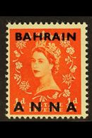 5458 1952-54 ½a On ½d Orange-red With Fraction "½" Omitted, SG 80a, Never Hinged Mint. For More Images, Please Visit Htt - Bahrain (...-1965)