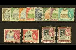 5483 1961-63 Complete Definitive Set With Both 1r Shades, SG 69/79a, Never Hinged Mint. (12 Stamps)  For More Images, Pl - Other & Unclassified