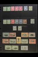 5518 BELGIAN CONGO 1886-1901 MINT COLLECTION On A Stock Page, Includes 1886 Leopold II With 5c & 10c Shades 25c, 50c, 18 - Other & Unclassified