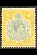 5532 1950 12s6d Grey & Pale Orange Perf 13, Chalky Paper, SG 120e, Very Fine Mint For More Images, Please Visit Http://w - Bermuda