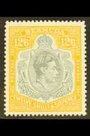 5533 1950 12s6d Grey & Pale Orange Perf 13, Chalky Paper, SG 120e, Never Hinged Mint, For More Images, Please Visit Http - Bermuda