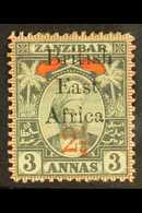 5579 1897 2½ On 3a Grey And Red, Type 12 Surcharge, SG 89, Fresh Mint. For More Images, Please Visit Http://www.sandafay - British East Africa