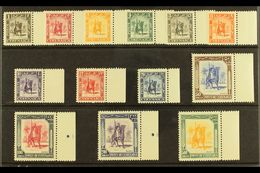 5605 CYRENAICA 1950 "Mounted Warrior" Definitives Complete Set, SG 136/48, Very Fine Never Hinged Mint Matching Marginal - Italian Eastern Africa