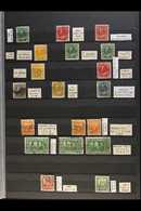 5742 1911 - 1935 RE-ENTRIES COLLECTION Small Collection Of Used Definitive And Commemorative Stamps Each With A Re-entry - Other & Unclassified