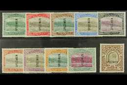 5954 1903-07 Complete Set Overprinted "SPECIMEN", SG 27s/36s, Very Fine Mint. (10 Stamps) For More Images, Please Visit - Dominica (...-1978)