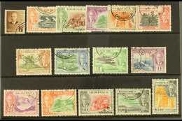 5958 1951 Complete Definitive Set, SG 120/134, Very Fine Used. (15 Stamps) For More Images, Please Visit Http://www.sand - Dominica (...-1978)