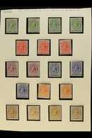 6022 1912-1932 KGV FINE MINT Comprises 1912-20 (wmk Mult Crown CA) All Values To 1s (4) Including Several Shades; 1918-2 - Falkland Islands