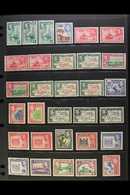 6046 1938-55 KGVI Definitives Complete Set Less 10s, SG 249/66 & 266b, PLUS All The SG Listed Additional Perfs, Fine Fre - Fiji (...-1970)