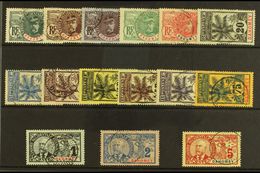 6123 DAHOMEY 1906-07 Definitives Set Complete, SG 18/32 (Yvert 18/32), Very Fine Used (15 Stamps) For More Images, Pleas - Other & Unclassified