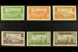 6180 LEBANON 1943 Air Independence Anniv Complete IMPERF Set (Yvert 85/90, SG 269/74), Never Hinged Mint, Very Fresh. (6 - Other & Unclassified