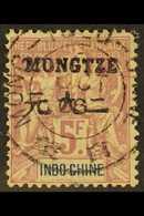 6199 MONG-TZEU 1903-06 5f Lilac, Yv 16, Fine Cds Used For More Images, Please Visit Http://www.sandafayre.com/itemdetail - Other & Unclassified