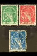 6334 1949 Berlin Relief Fund Complete Set (Michel 68/70, SG B68/70), Superb Cds Used, Very Fresh, Cat £725. (3 Stamps) F - Other & Unclassified