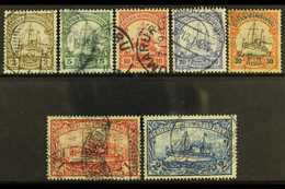 6371 SOUTH WEST AFRICA 1906-19 Complete Set To 2m (Michel 24/30, SG 24/30), Fine Used. (7 Stamps) For More Images, Pleas - Other & Unclassified
