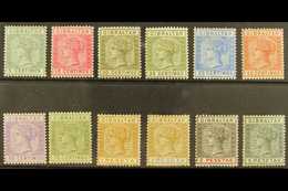 6392 1889-96 Complete Set, SG 22/33, Fine Mint, Fresh Colours. (12 Stamps) For More Images, Please Visit Http://www.sand - Gibraltar