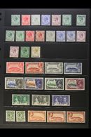 6398 1912-52 FINE MINT COLLECTION Presented On A Pair Of Stock Pages. Includes 1912-24 Set To 1s, 1921-27 Set To 1s, 192 - Gibraltar