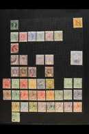 6438 1863-1953 MINT & USED COLLECTION We See 1863-714 1d Green Used, Later QV Values To 8d Mint Or Used, KGV Defins To 2 - Grenada (...-1974)
