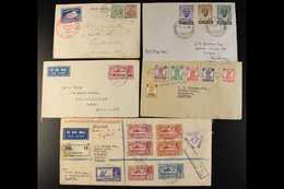 6530 1924-1952 COVERS AND CARDS Collection, Some Mixed Condition But With Much Of Interest. Note 1924 Mount Everest Expe - Other & Unclassified