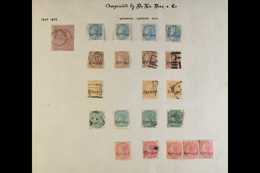 6578 OFFICIAL 1866-1942 Mint And Used Collection On Ancient Album Pages, Mixed Condition But Including Much Of Interest. - Other & Unclassified