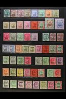 6589 CHAMBA 1887-1911 MINT COLLECTION On A Stock Page. Includes 1887-95 Range With Most Values To 3r & 5r, 1900-04 Set, - Other & Unclassified