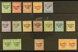 6635 1922-23 MINT & NHM SELECTION "Irish Free State 1922" Thom Overprinted Set To 1s, SG 52/63, Plus Harrison Overprints - Other & Unclassified