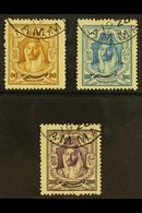 6841 1928 90m - 200m New Constitution Overprint, SG 180/182, Very Fine Used. Scarce High Values.  (3 Stamps) For More Im - Jordanië