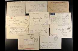 6860 1940-1944 CENSORED 'ON ACTIVE SERVICE' MAIL. EAST AFRICA ARMY POSTAL SERVICES An Interesting Collection Of Censored - Vide