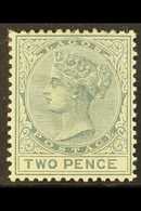 6897 1884-86 2d Grey, SG 23, Fine Mint. For More Images, Please Visit Http://www.sandafayre.com/itemdetails.aspx?s=60280 - Nigeria (...-1960)