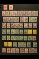 6992 JOHORE 1884-1965 MINT COLLECTION On Stock Pages. Includes 1884-91 Ovpts On 2c X2 Types, 1891-94 Set, 1894 Surcharge - Other & Unclassified