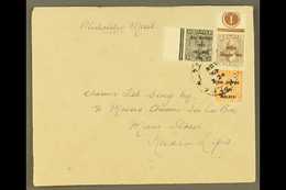 7026 1942 Cover To Kuala Lipis Franked "Dai Nippon 2602 Malaya" On Pahang 1c Black, Negri 2c Orange And "Dai Nippon Yubi - Other & Unclassified