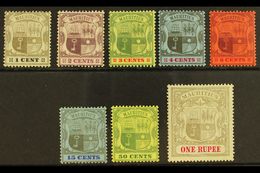 7089 1904-07 Arms Set, SG 164/75, Fine Mint (8 Stamps) For More Images, Please Visit Http://www.sandafayre.com/itemdetai - Mauritius (...-1967)
